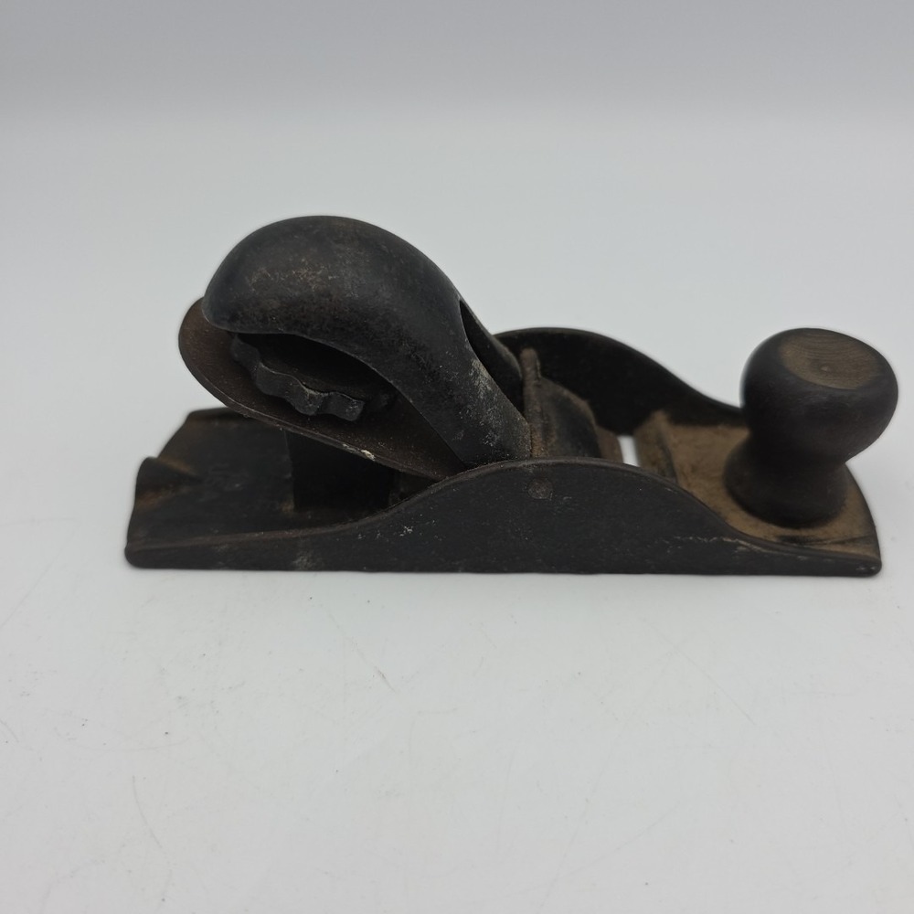 Vintage Made In The USA Block Plane Woodworking Planer Tool 6"